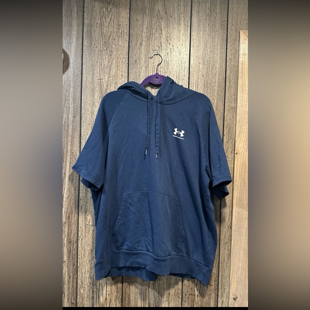Men's UA Rival Fleece Short Sleeve Hoodie